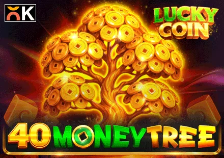 Portada de 40 Money Tree Lucky Coin de POPOK Gaming: un árbol cargado de monedas de oro